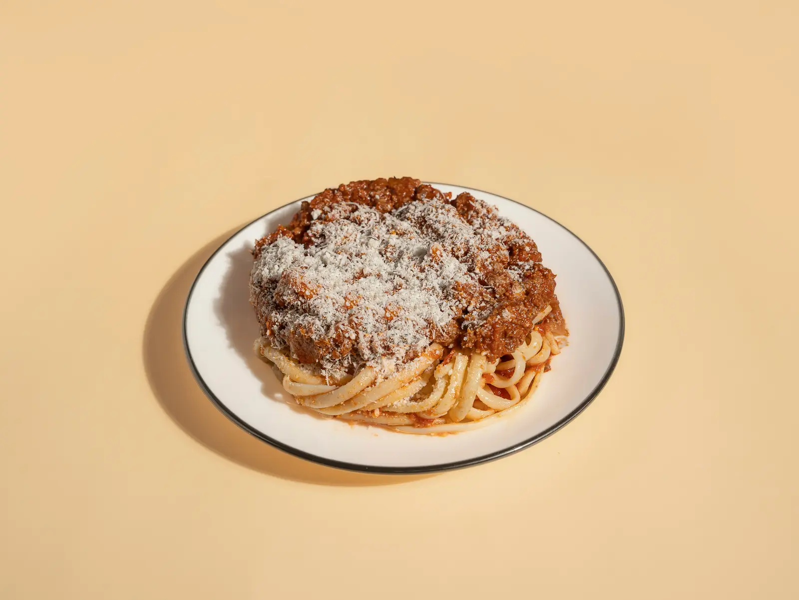 Spaghetti bolognaise gratinés